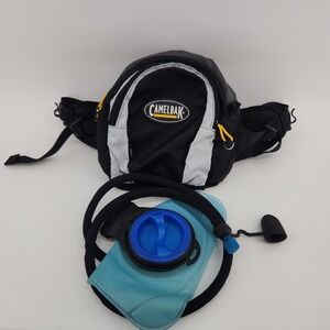 CamelBak Flurry Hydration Waist Pack Black Grey Running Hiking Belt with Bladder